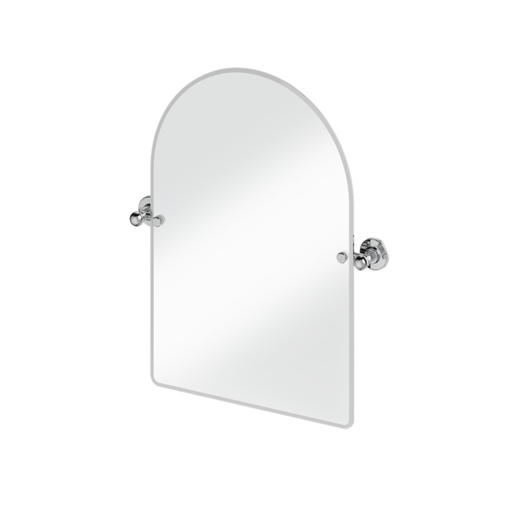 Burlington Chrome Arch Mirror With 1850 Fixings