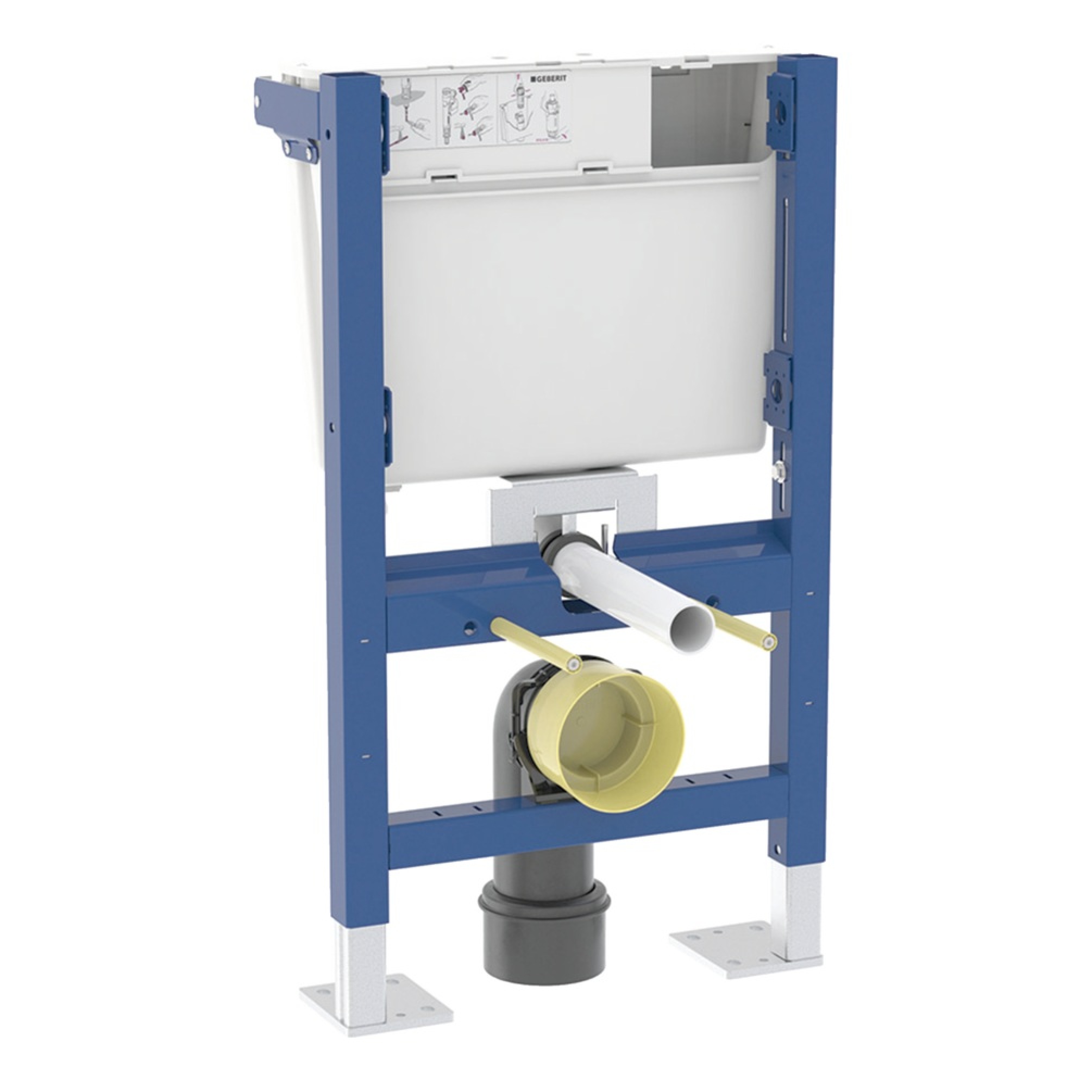 Geberit Duofix 790mm Wall-Hung WC Furniture Frame & Cistern | Sanctuary ...