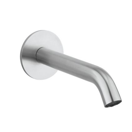 Crosswater 3ONE6 316 Stainless Steel Wall Mounted Bath Spout