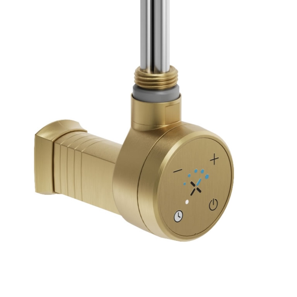 Cutout image of Crosswater Brushed Brass Electric Radiator Element