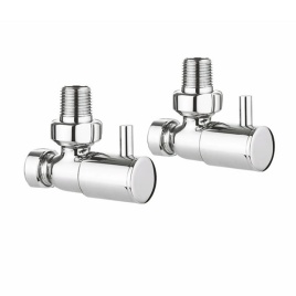 image of crosswater radiator valves in chrome
