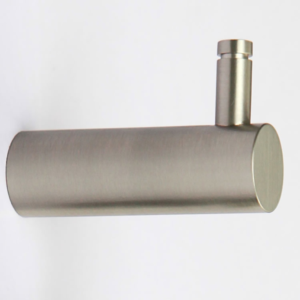 Lifestyle image of Origins Living Parker Hook brushed nickel.