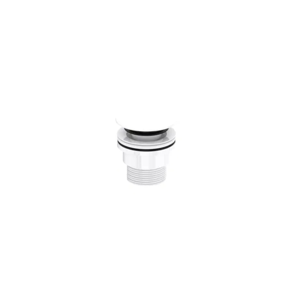 Cut out image of the Victoria + Albert Kit 25 Quarrycast White Universal Basin Waste