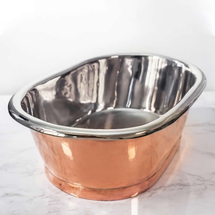 BC Designs Copper/Nickel Countertop Basin