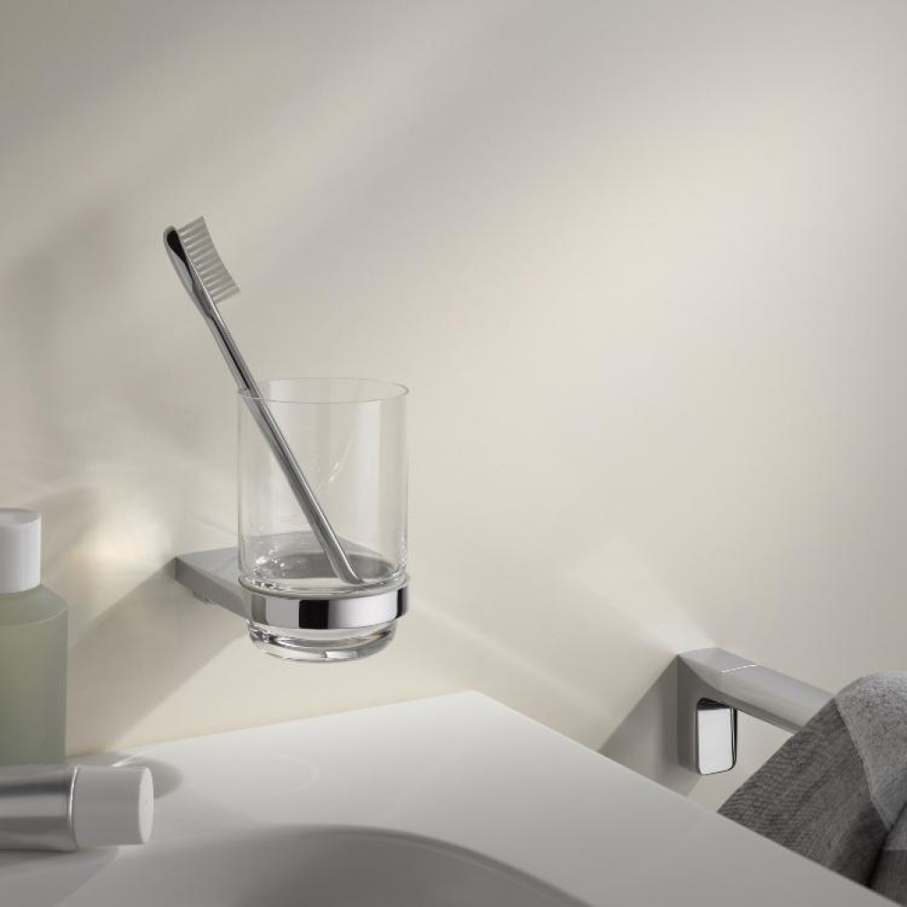 Product Lifestyle image of Keuco Collection Moll Chrome Tumbler Holder 12750 019000