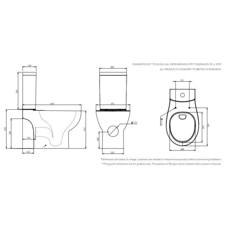 Tavistock Loft Rimless Open Back Close Coupled Toilet Sanctuary Bathrooms