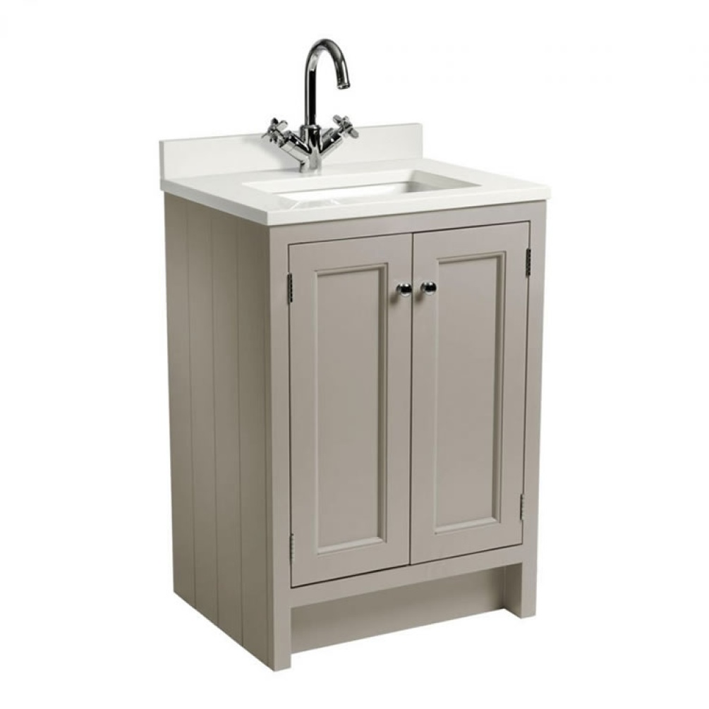 Photo of Roper Rhodes Hampton 600mm Mocha Underslung Basin Unit with Basin & Worktop 