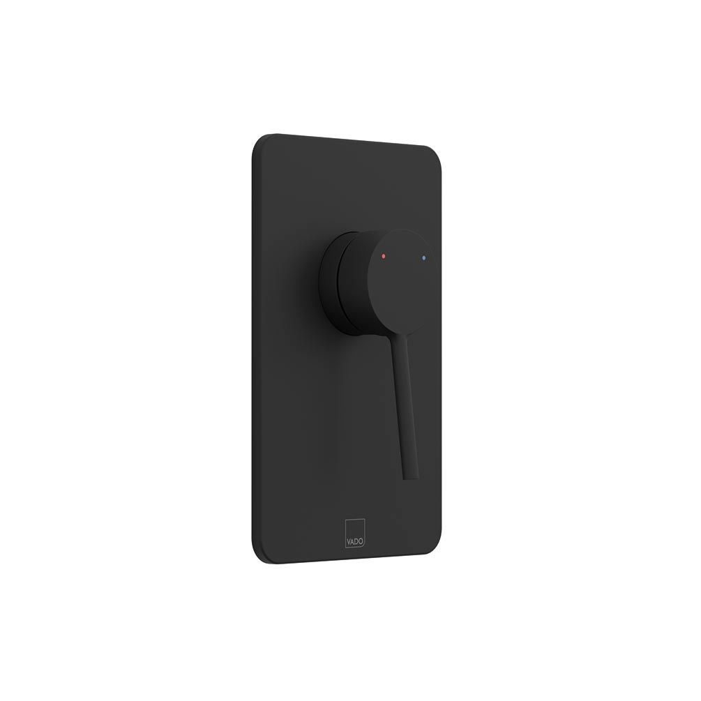 Vado Safari Matt Black 1 Outlet Manual Shower Valve