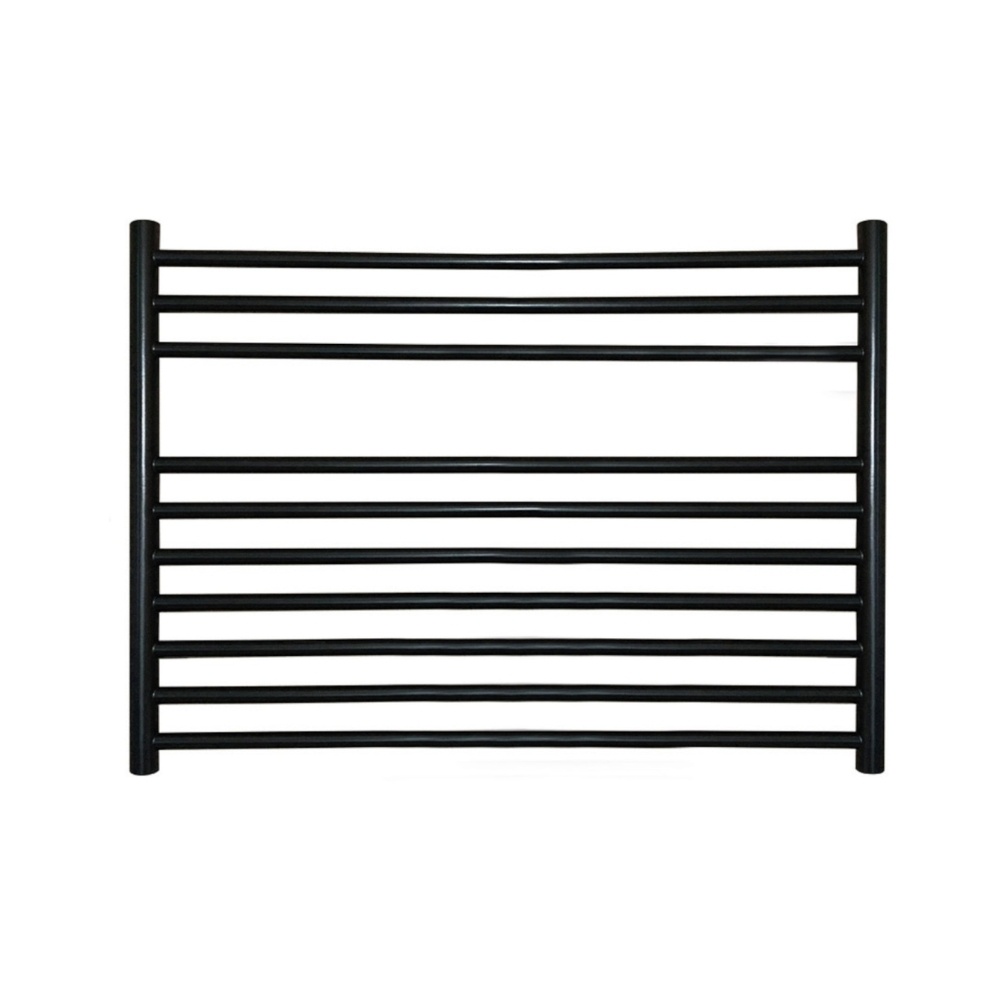 Cut out image of the The Sussex Range by JIS Newick 600mm x 750mm Black Electric Towel Rail