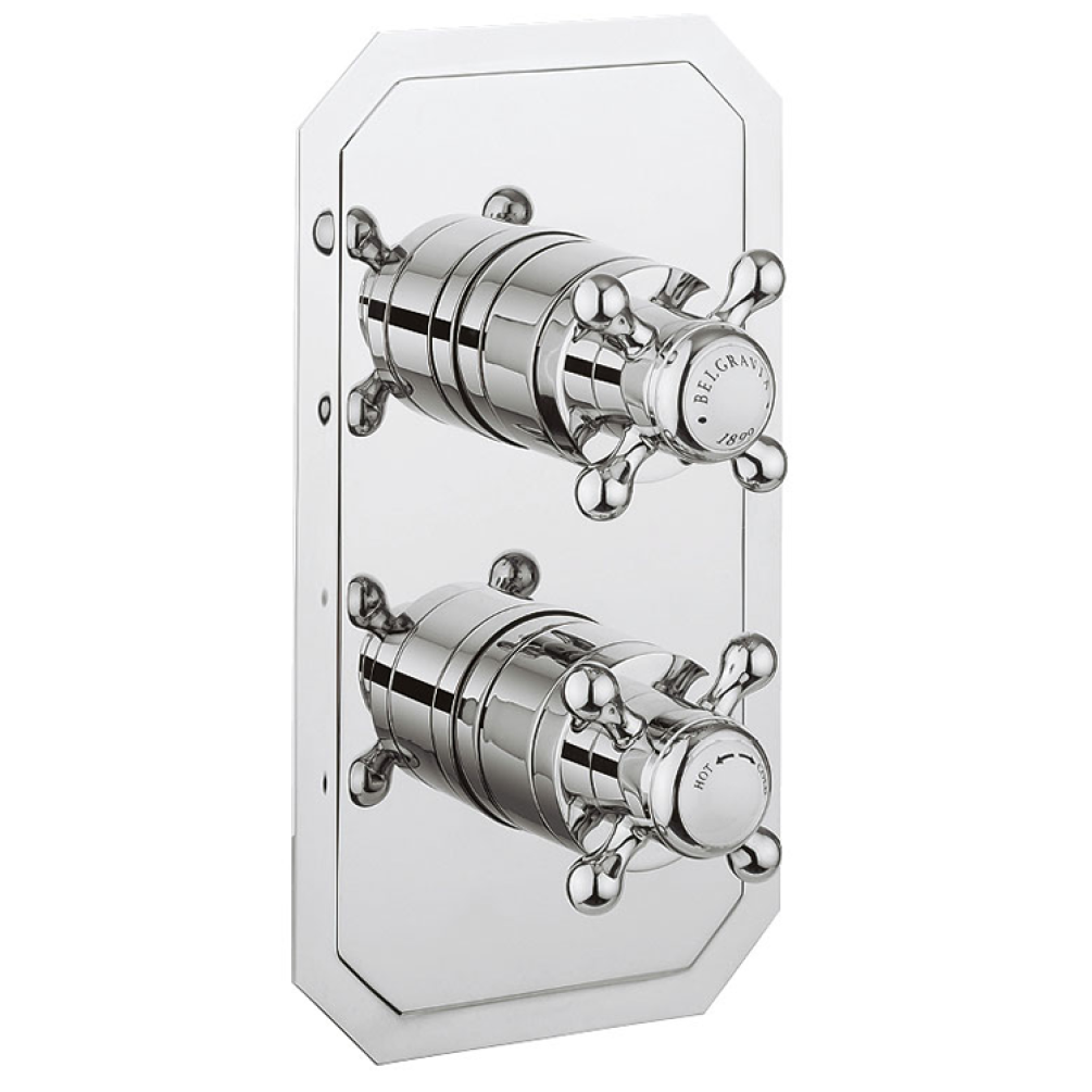 Crosswater Belgravia Crosshead 1500 Shower Valve 2 Way Diverter - Slimline