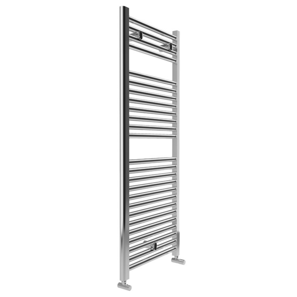 Cutout image of Lazzarini Roma Chrome Towel Radiator 1230x400