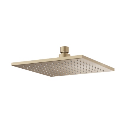 Product cut out image Crosswater Zion 200mm Matt Black Easy Clean Shower Head FH220F+