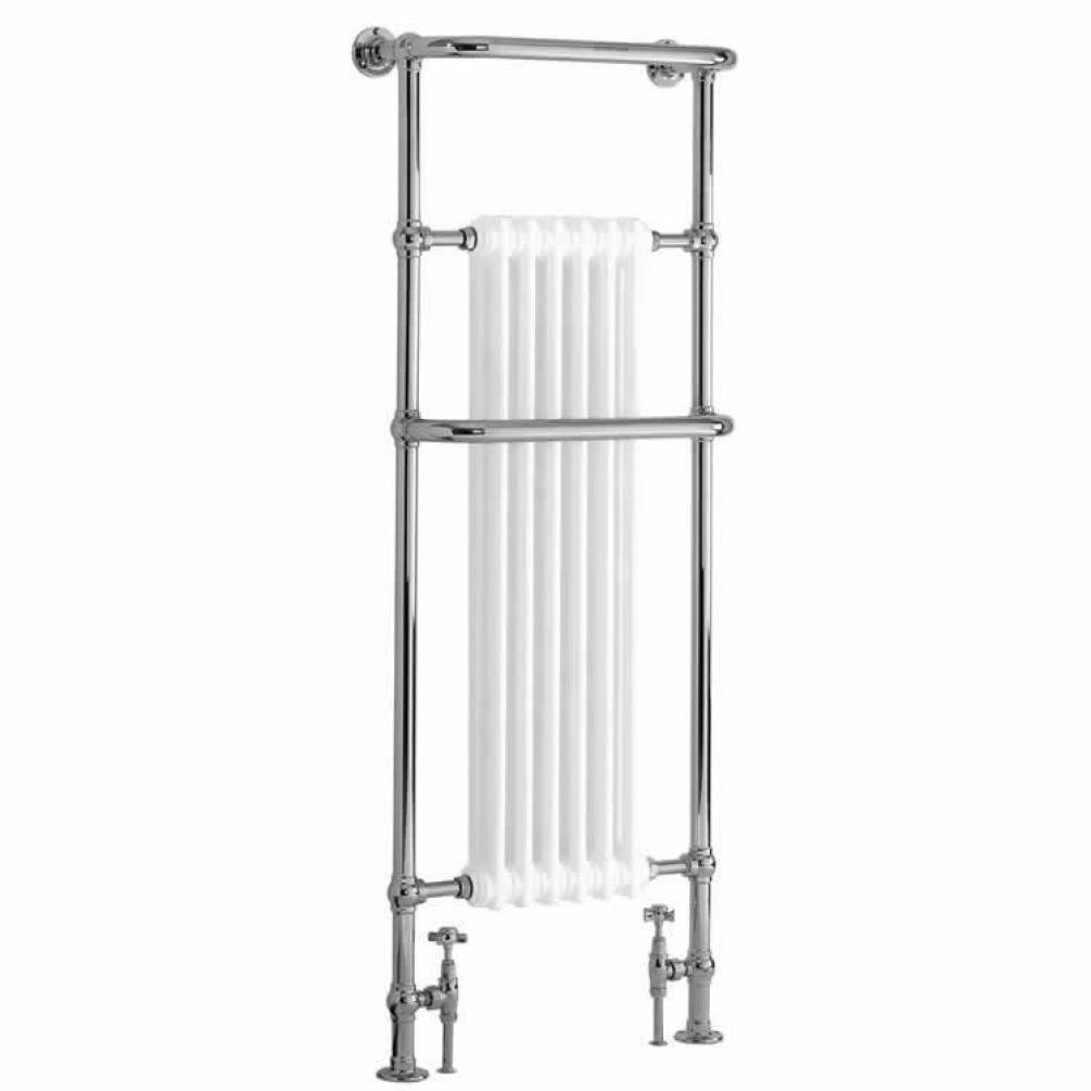 Heritage Cabot Heated Towel Rail Chrome Finish Image