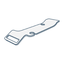 iconography image of a bathtub tray, shelf or caddy for storage items and wine holders
