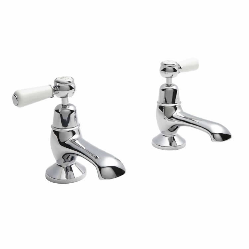 BC Designs Victrion Lever Bath Pillar Taps Cut Out