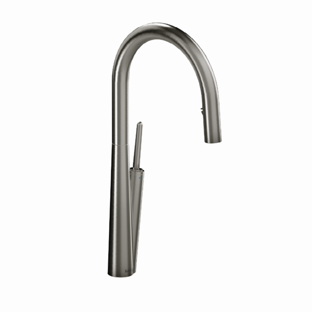Photo of the Riobel Single Lever Kitchen Mixer in Stainless Steel