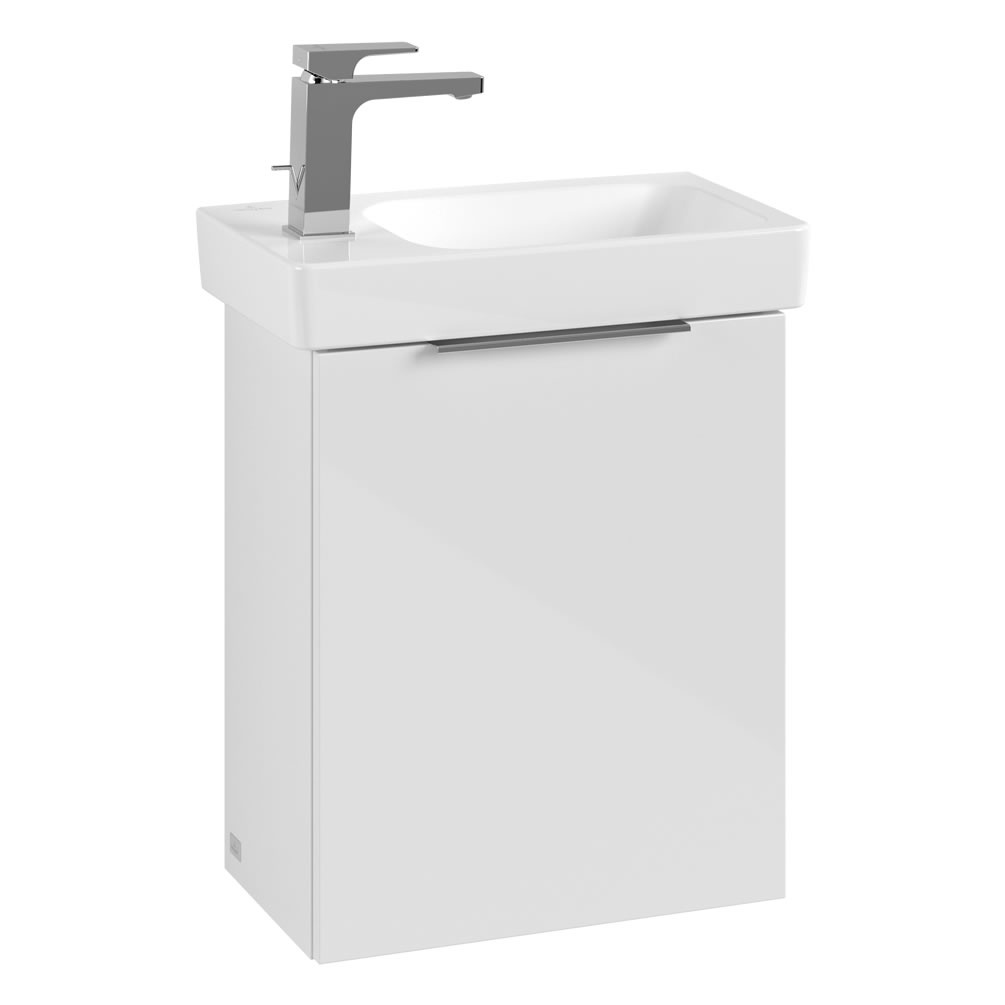 Cutout image of Villeroy & Boch Architectura White 480mm Wall-Hung Vanity Unit & Basin