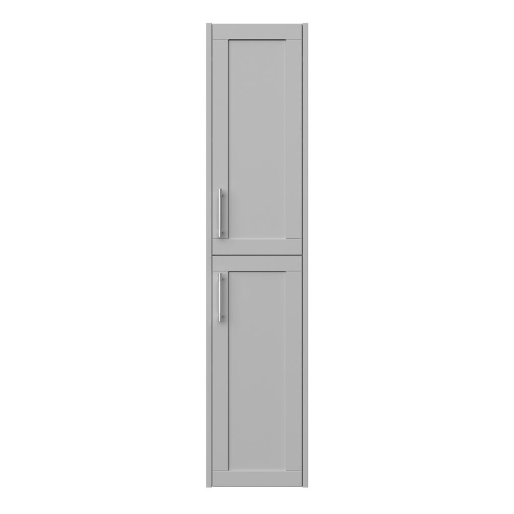 Heritage Lynton Dove Grey Wall Mounted Tall Cabinet