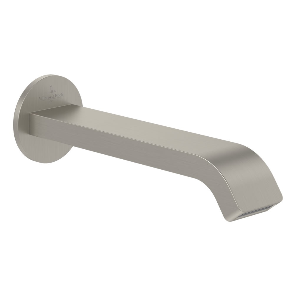 Cutout image of Villeroy & Boch Dawn Brushed Nickel Bath Spout
