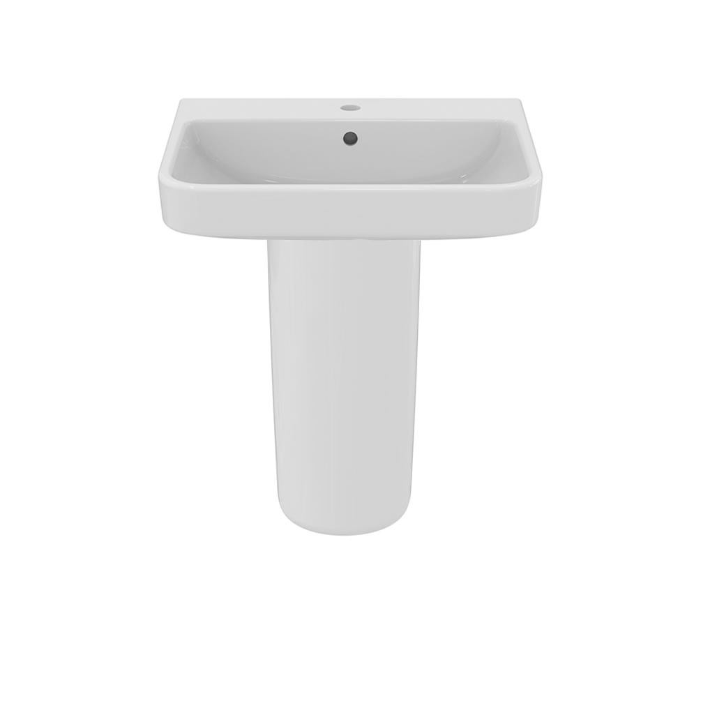 Cutout image of Ideal Standard i.life B 600mm Semi-Pedestal Basin