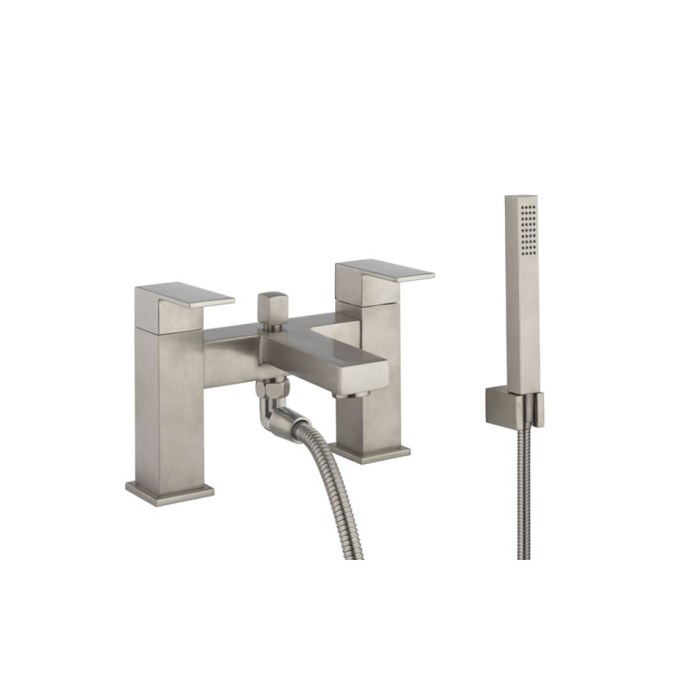 Photo of Crosswater Verge Brushed Stainless Steel Bath Shower Mixer Cutout