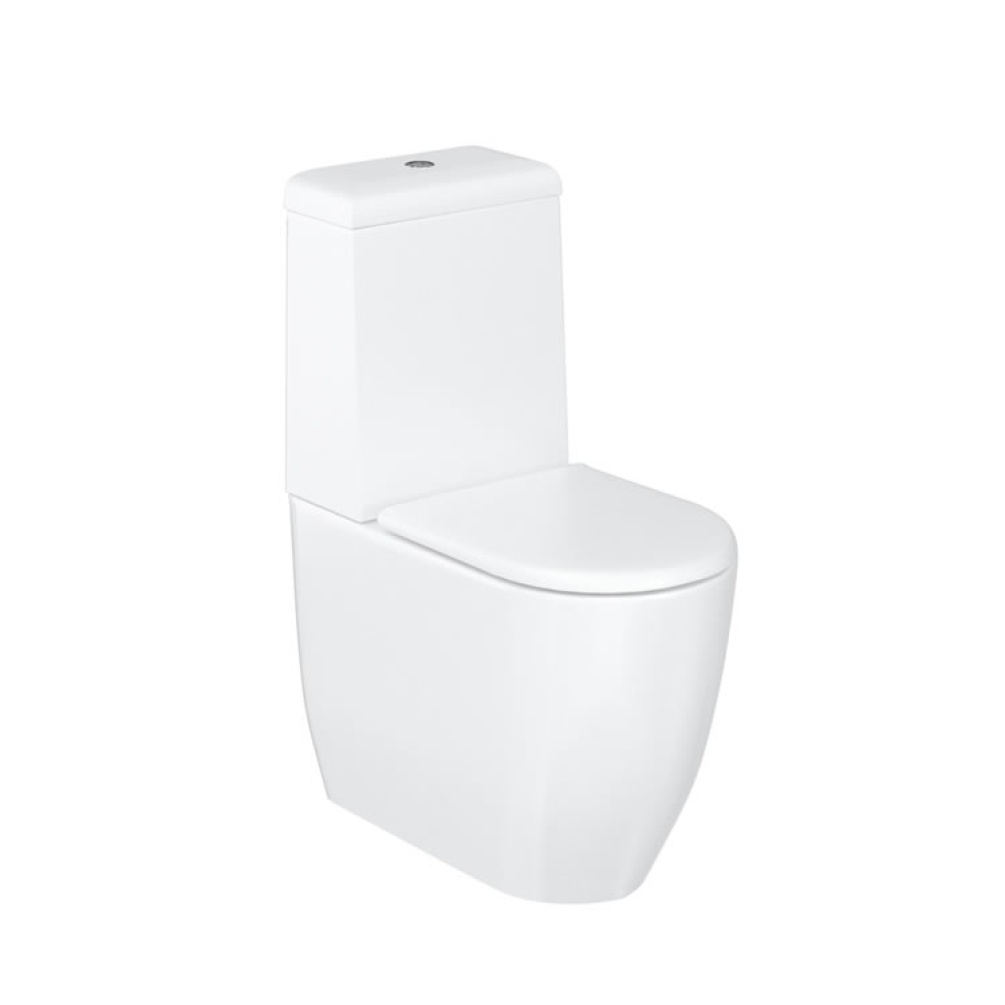 Photo of Britton Bathrooms Milan Rimless Close Coupled WC & Seat
