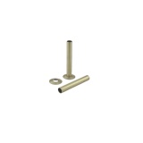 Cutout image of Redroom by Barwick Brushed Brass 18 x 130mm Radiator Pipe Shrouds