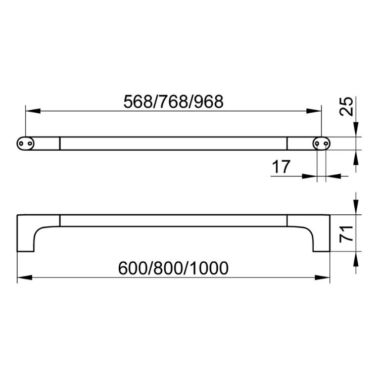 Keuco Edition 400 Towel Rail Sanctuary Bathrooms
