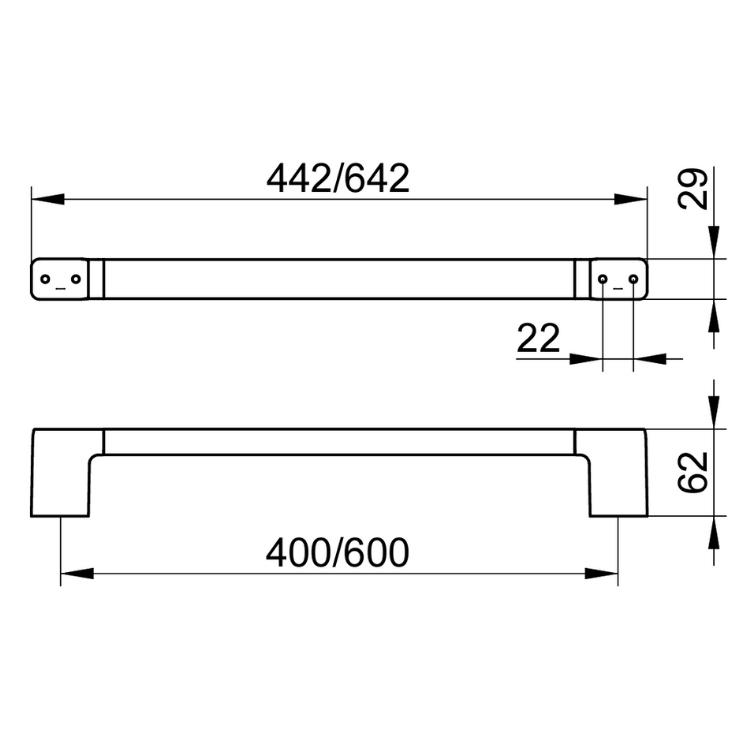 Keuco Collection Moll Chrome Towel Rail Sanctuary Bathrooms