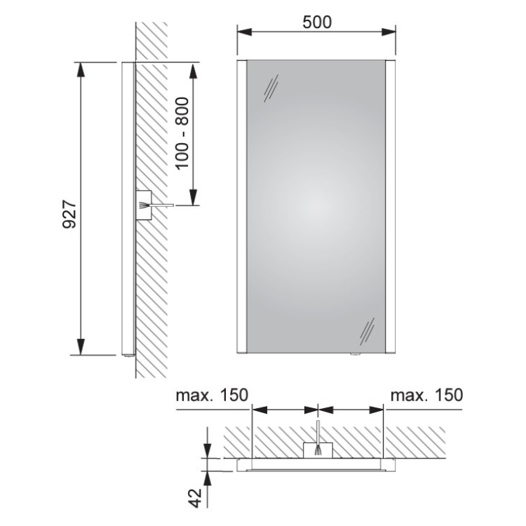 Keuco Royal Reflex 2 Light Mirror Sanctuary Bathrooms