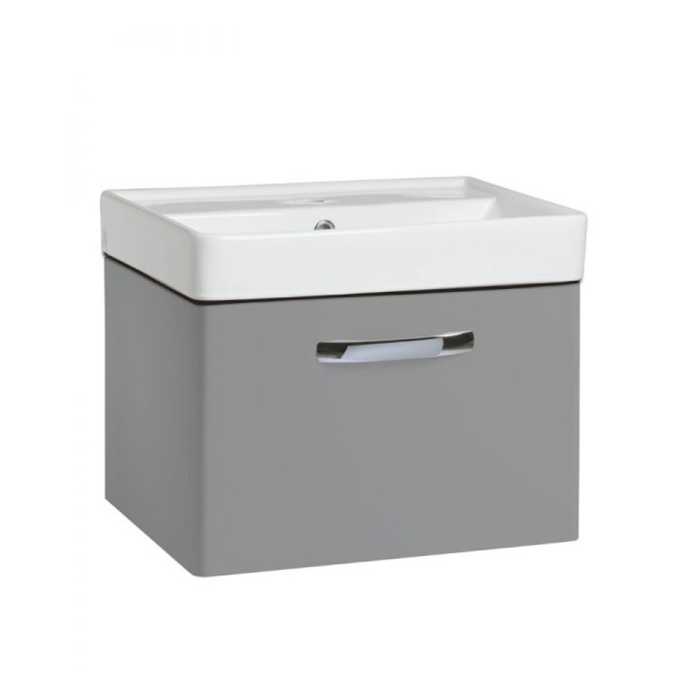 Photo of Tavistock Compass 500mm Gloss Light Grey Wall Mounted Unit & Basin