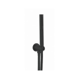 Cutout image of Crosswater UNION Matt Black Shower Handset & Hose Kit