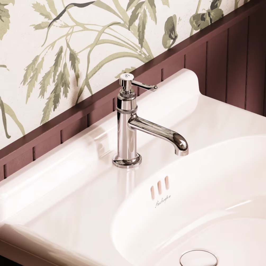 Burlington Guild Chrome Basin Single Mono Lever Basin Mixer Tap