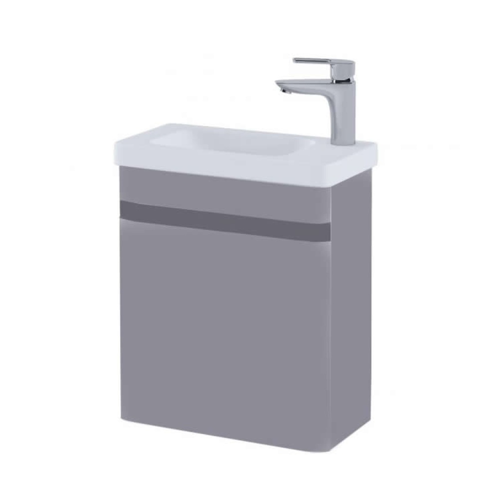 Photo Of RAK Resort Mushroom 450mm Cloakroom Vanity Unit & Basin