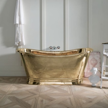 BC Designs Brass Freestanding Boat Bath - Image 1