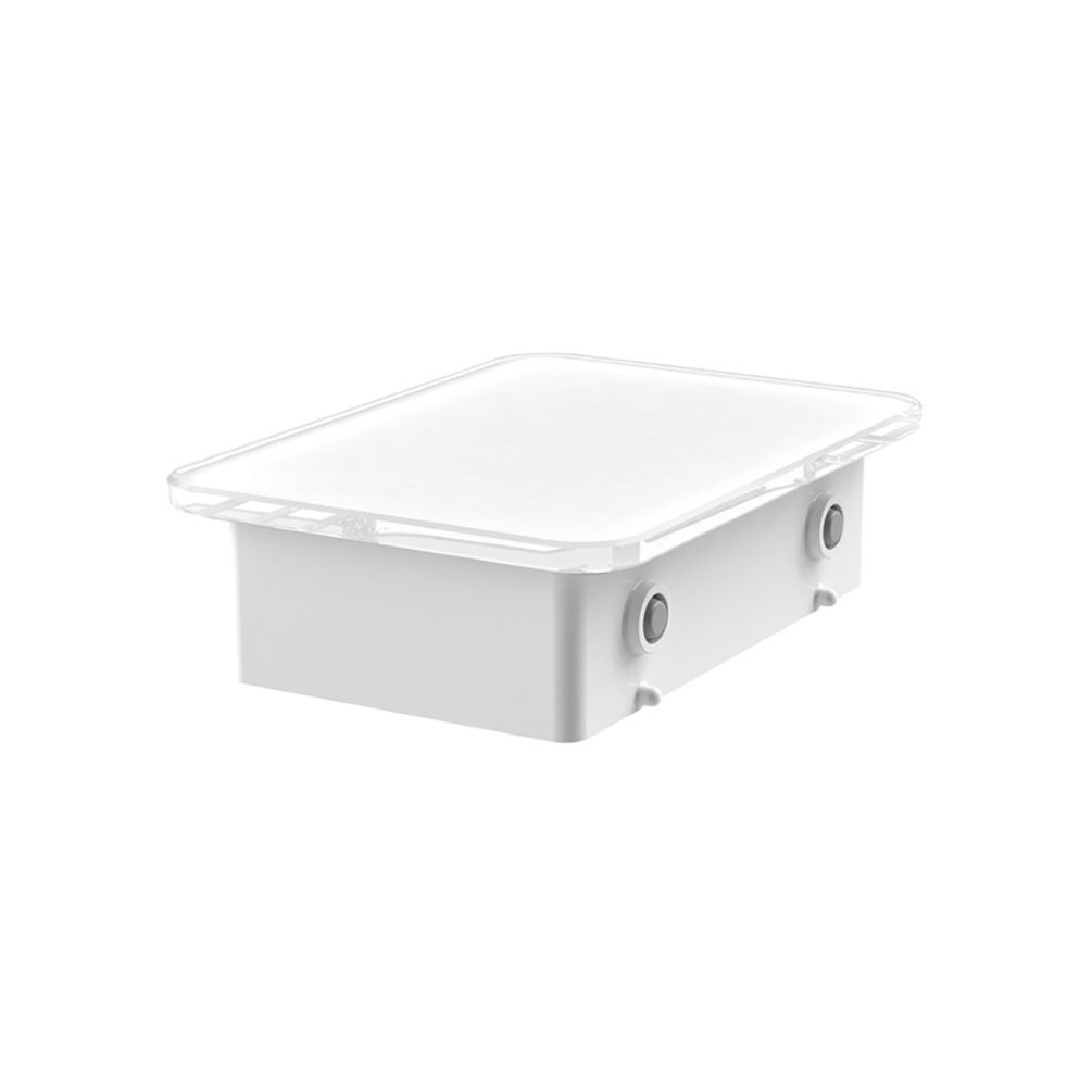 Cut out image of Vado Cameo Muse 150mm Matt White Glass Shelf Insert