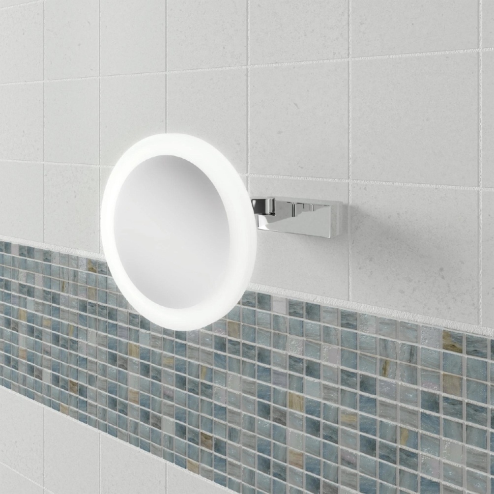 Product Lifestyle image of the HIB Libra LED Magnifying Mirror