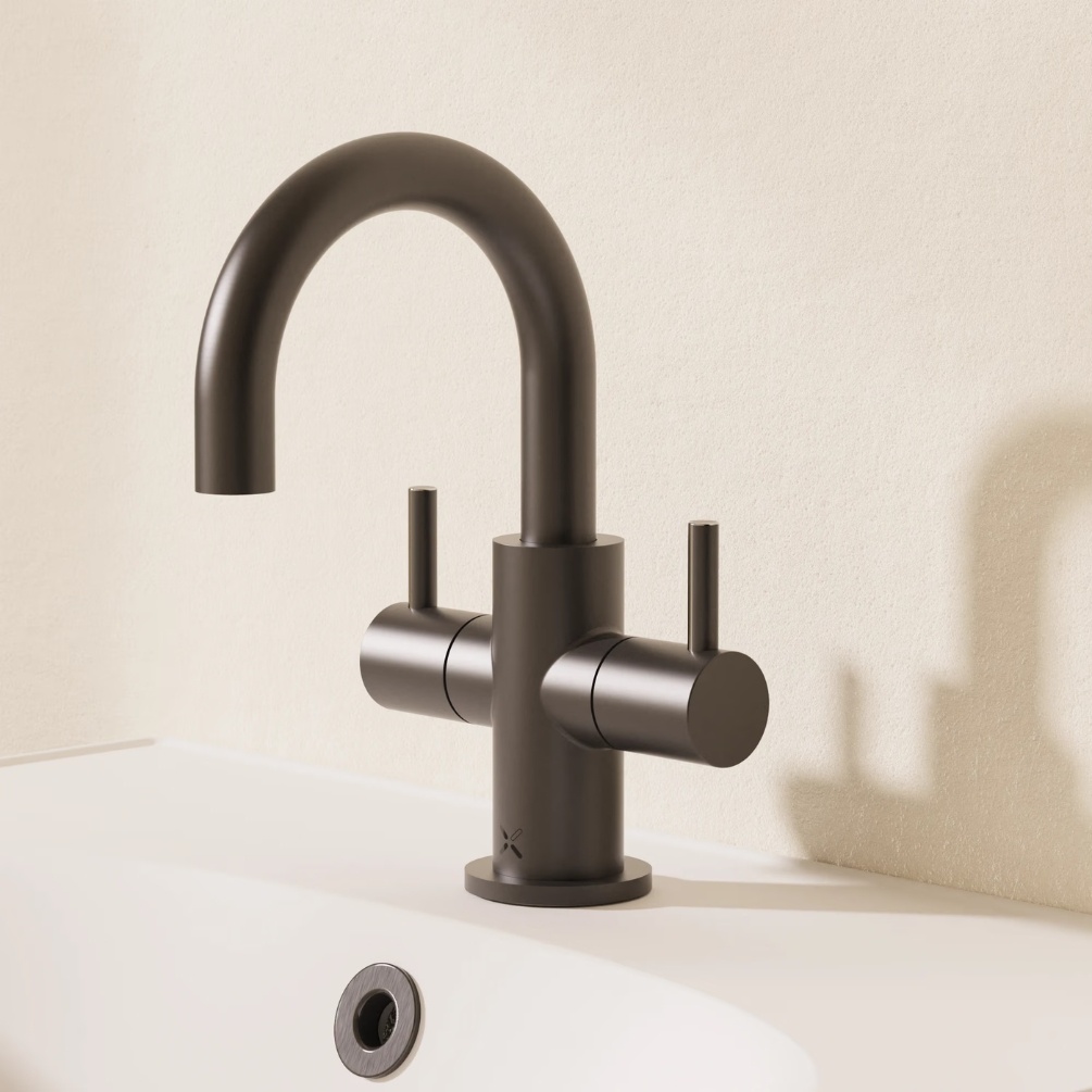 Crosswater MPRO Slate Mini Monobloc Basin Mixer Tap Lifestyle