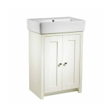 Tavistock Lansdown 575mm Matt Linen White Freestanding Unit & Basin