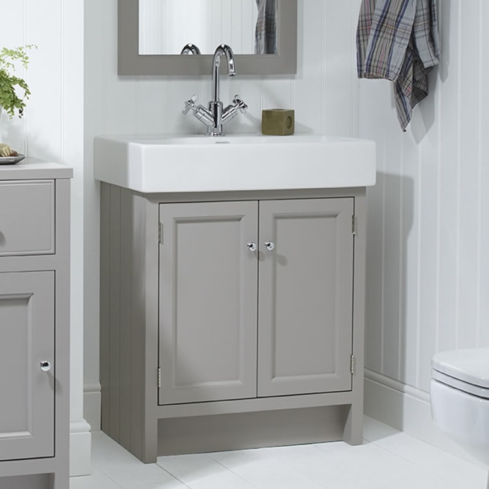 Lifestyle Photo of Roper Rhodes Hampton 700mm Mocha Vanity Unit and Basin 