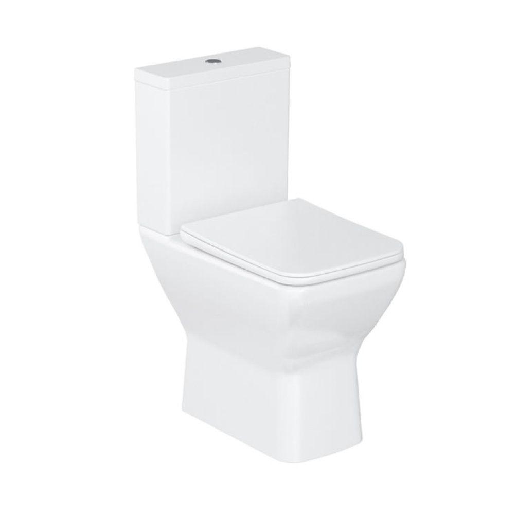 Photo of Britton Bathrooms Shoreditch Square Close Coupled WC & Seat