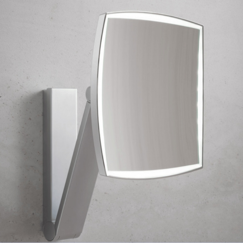 Close up product image of Keuco iLook_Move Square Cosmetic Mirror 17613 019002