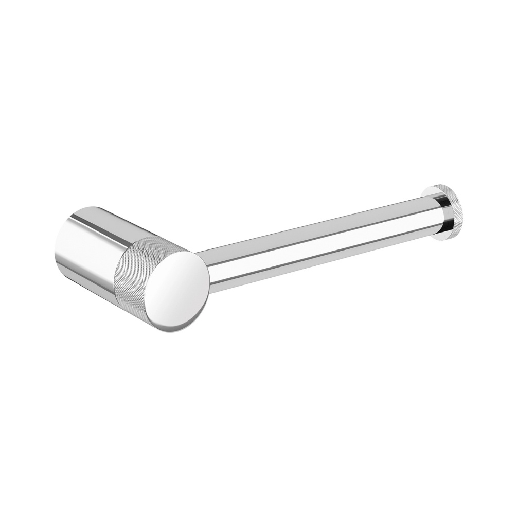Product cut out image of the hib. Zepto Chrome Toilet Roll Holder