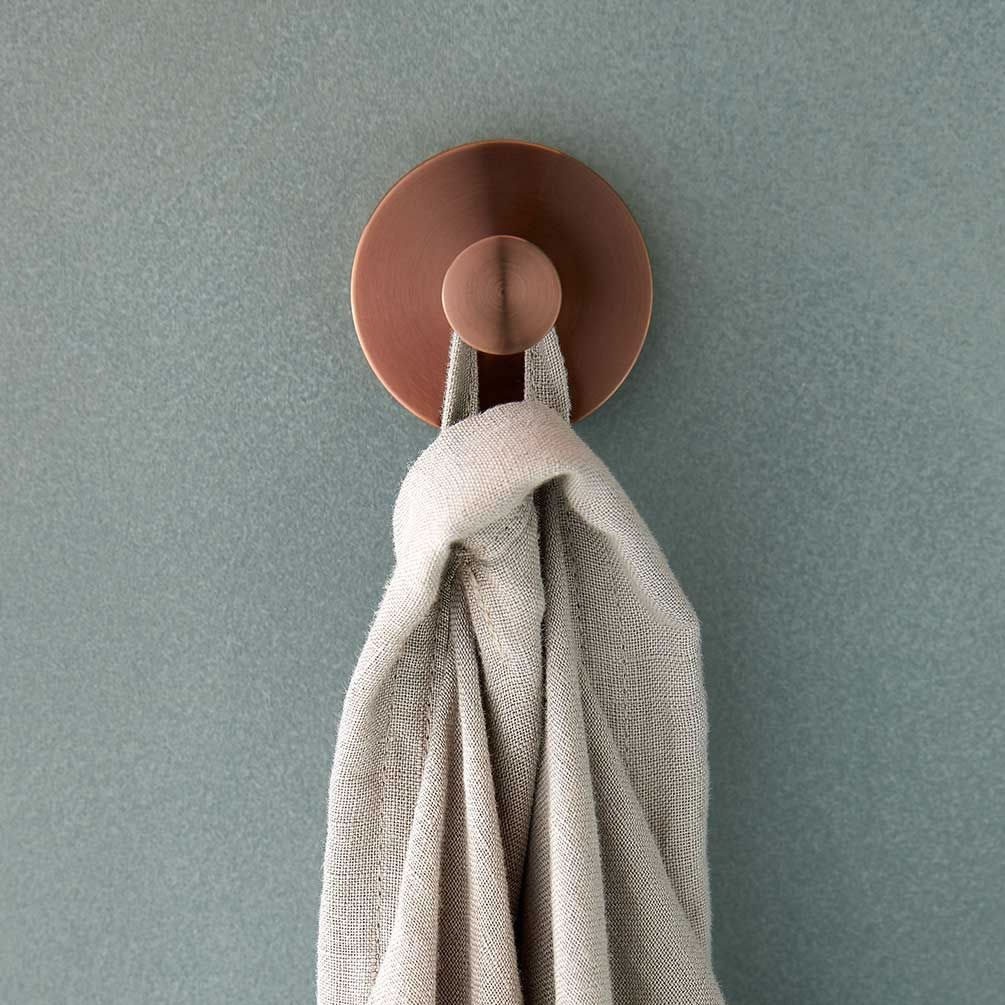 Lifestyle image of Vado Individual Spa Brushed Bronze Robe Hook