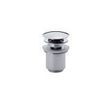 Photo of JTP Slotted Click Clack Chrome Basin Waste Cutout