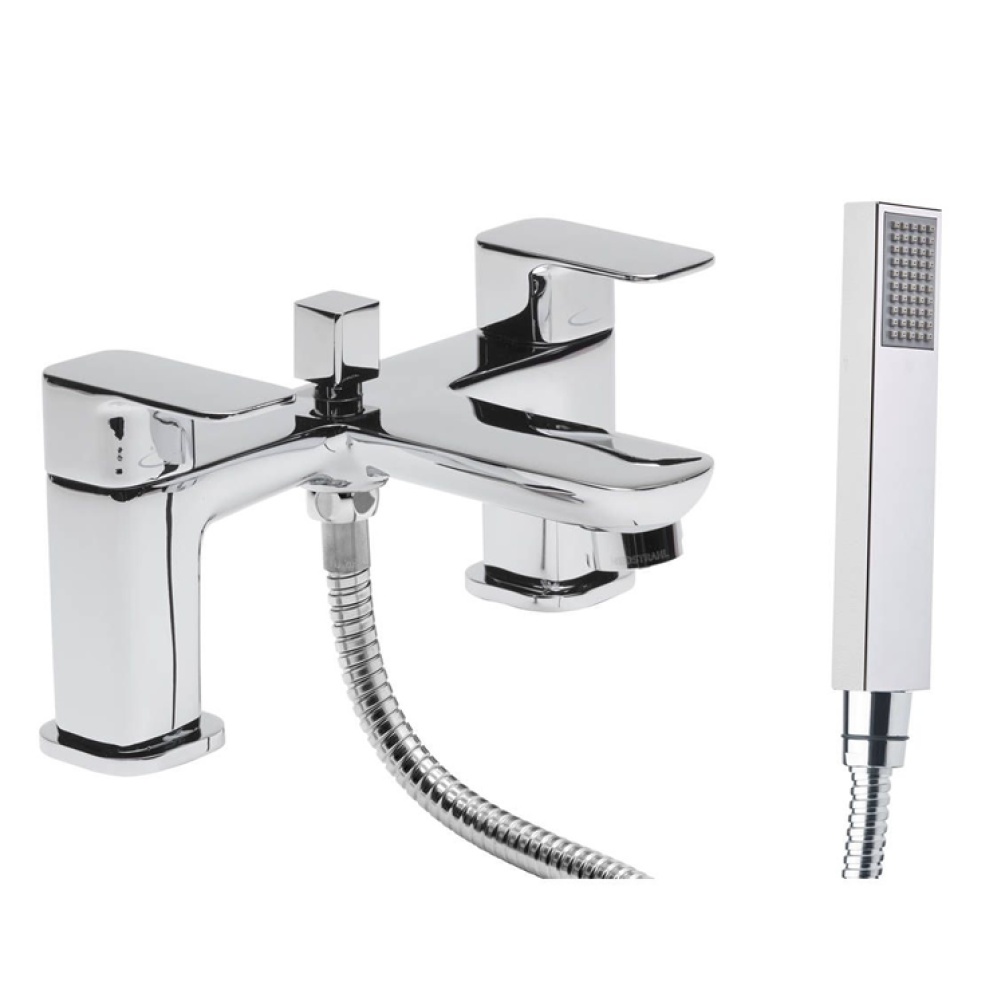 Tavistock Haze Chrome Bath Shower Mixer With Handset
