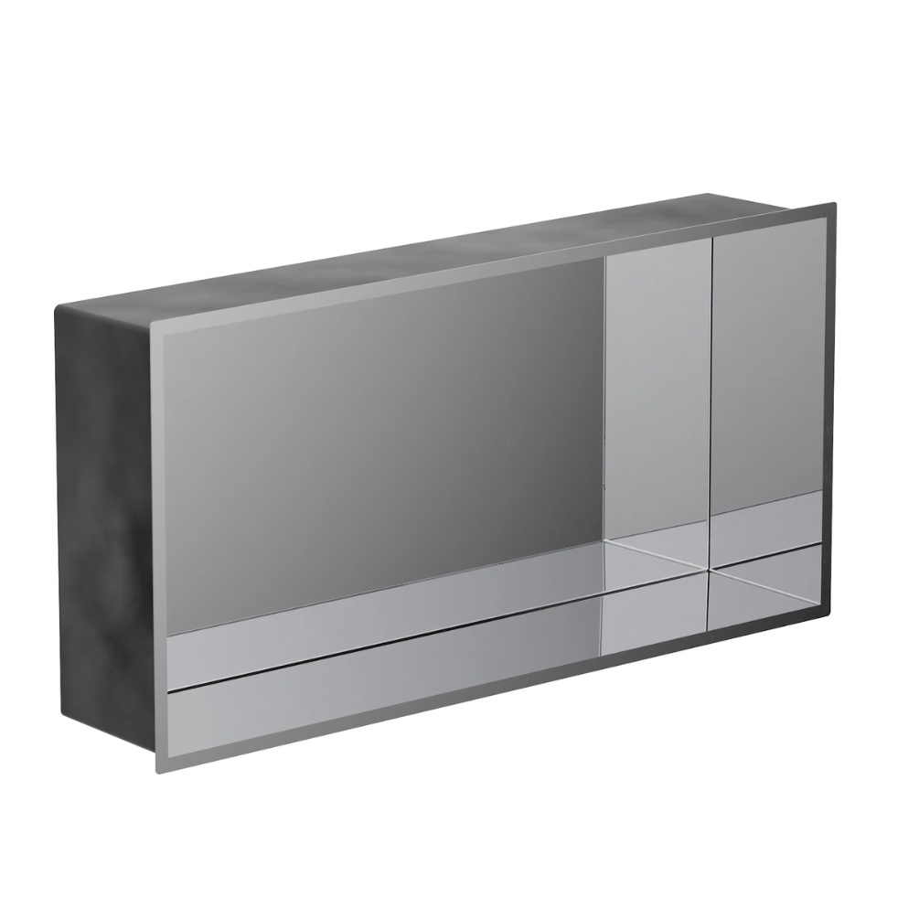 Crosswater Chrome 610 x 120mm Shallow Shower Niche Cut Out
