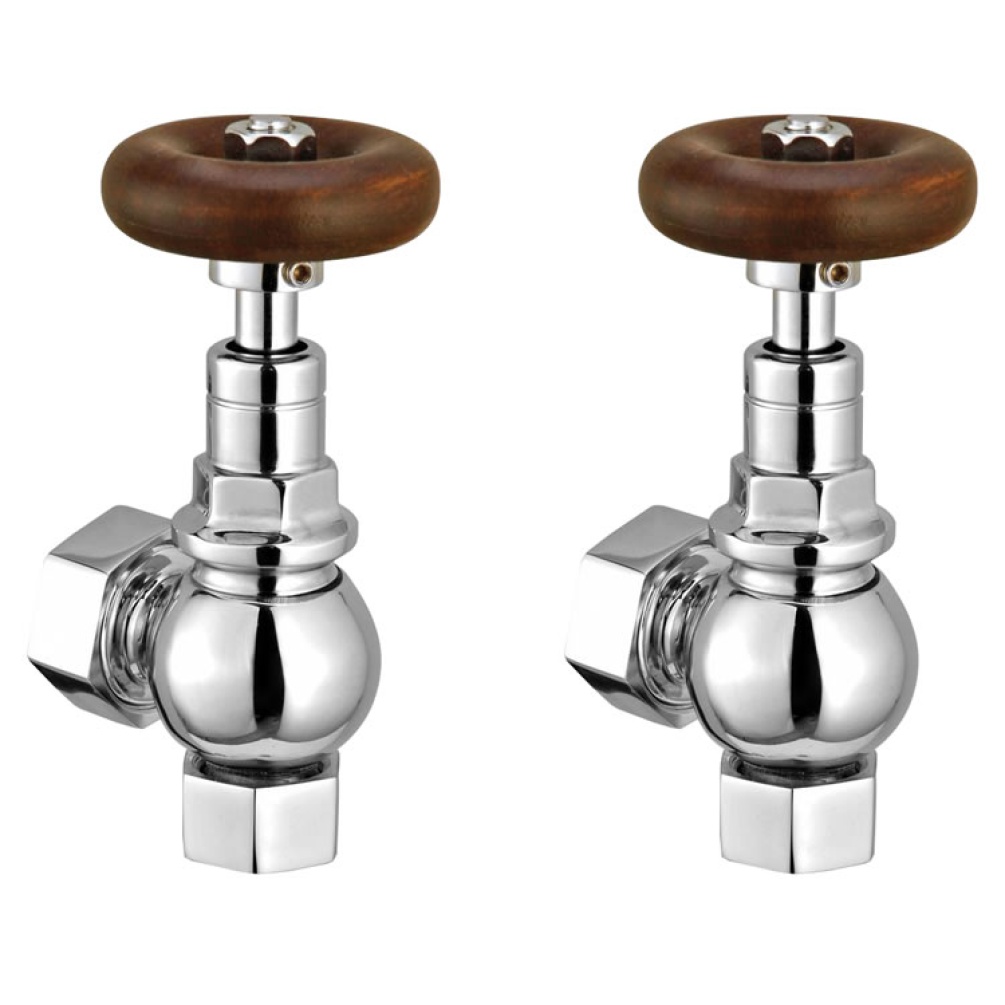Cutout image of JTP Wooden Handled Radiator Valves