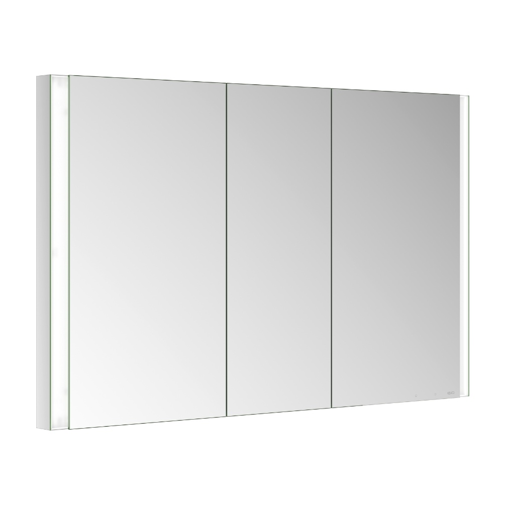 Product Cut out image of the Keuco Somaris Triple Recessed Mirror Cabinet with Demister 14514003131