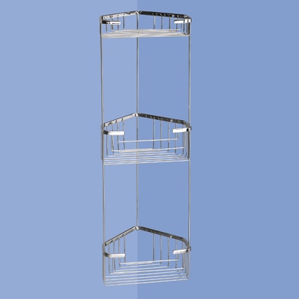 Lifestyle image of Origins Living Gedy Triple Corner Basket.